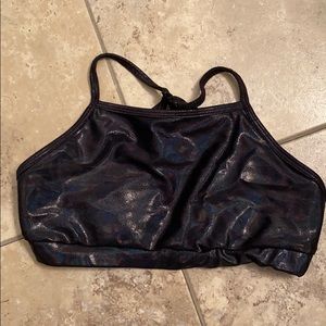 Iridescent Black Bra